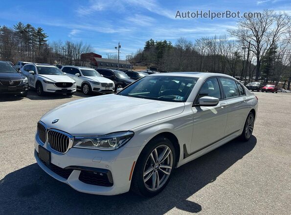 WBA7F2C54GG419337 2016 BMW 7 SERIES White Задня ліва чверть