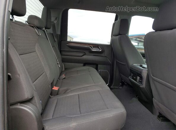 2GC1YNE72R1100618 2024 CHEVROLET SILVERADO Black Widok tylnych siedzeń