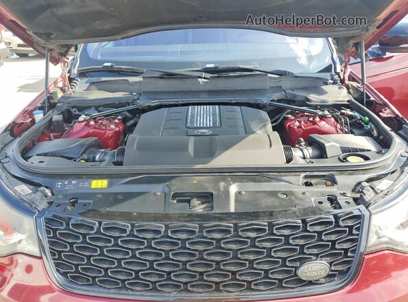 SALRRBBV5HA025671 2017 LAND ROVER DISCOVERY Red Вид наклейки з VIN-кодом
