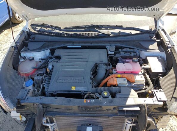 KNDCD3LD5L5433225 2020 KIA NIRO White Widok naklejki z numerem VIN