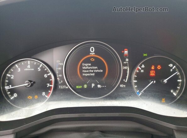 JM3KKAHD3T1353127 2026 MAZDA CX-90 Черный Вид щитка приборов