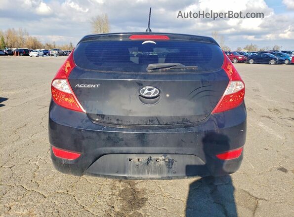 KMHCT5AE2HU312719 2017 HYUNDAI ACCENT Черный Вид сзади