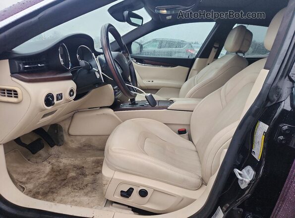 ZAM56RRL7H1246924 2017 MASERATI QUATTROPOR Purple Vista del salpicadero