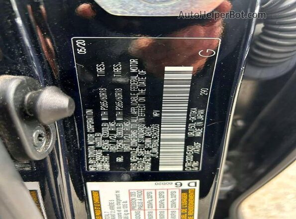 JTJAM7BX6L5262203 2020 LEXUS GX Черный 