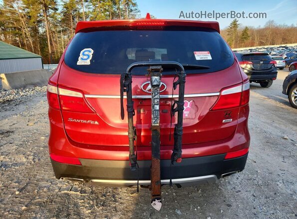 KM8SMDHF5GU143294 2016 HYUNDAI SANTA Red Вид салону спереду