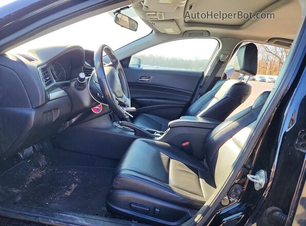 19UDE2F38HA016258 2017 ACURA ILX Черный Вид салона спереди