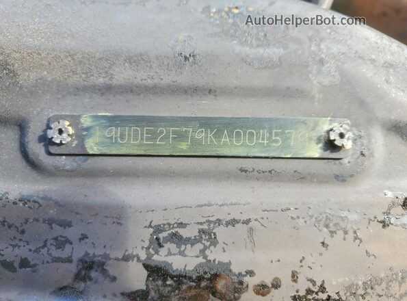 19UDE2F79KA004579 2019 ACURA ILX Gray 