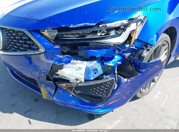 19UDE2F80KA006438 2019 ACURA ILX Blue წინა ხედი