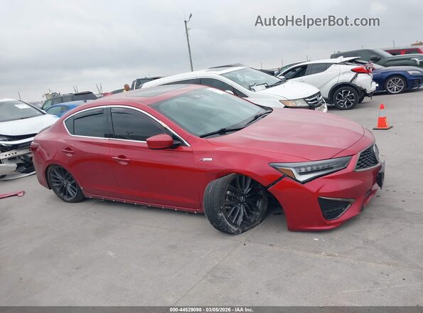 19UDE2F80LA012404 2020 ACURA ILX Red სალონის 360-გრადუსიანი ხედი