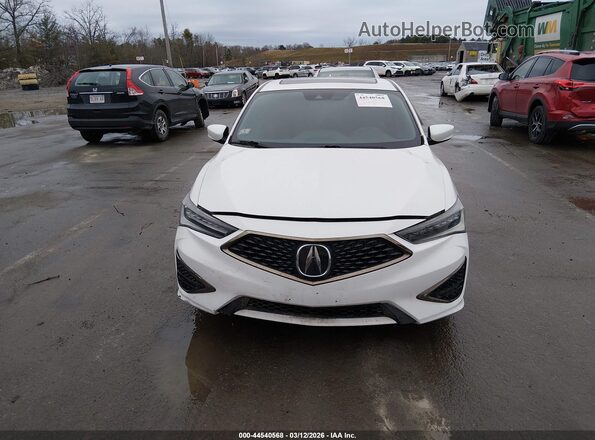 19UDE2F81KA002026 2019 ACURA ILX White Вид щитка приладів