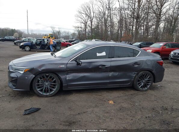 19UDE2F83NA005904 2022 ACURA ILX Gray Սալոնի 360 աստիճան տեսք