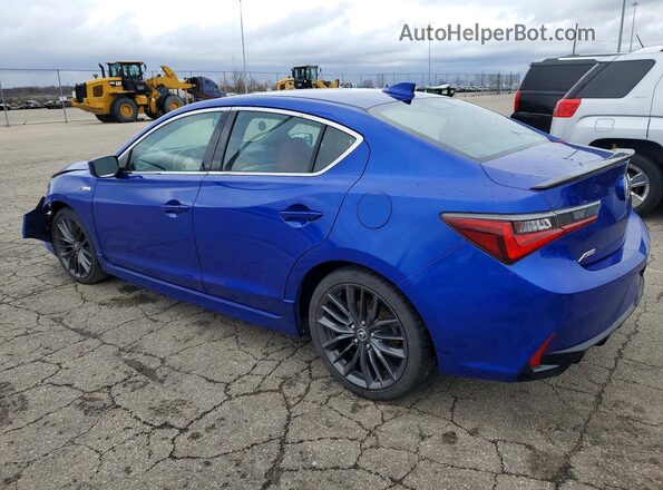 19UDE2F84MA009149 2021 ACURA ILX Blue Հետևի ձախ