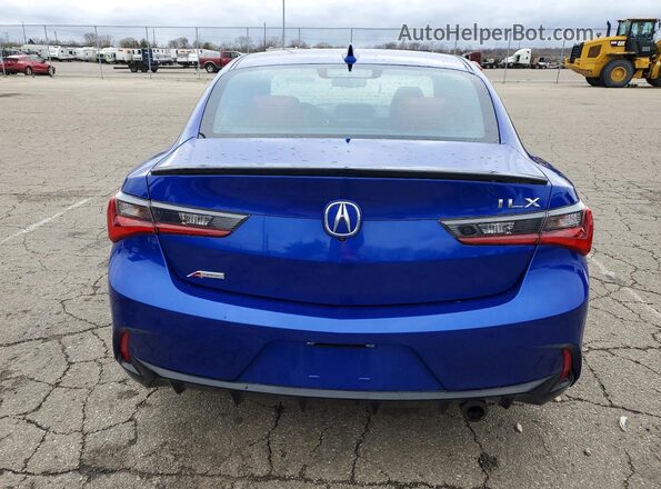 19UDE2F84MA009149 2021 ACURA ILX Blue Հետևի տեսք