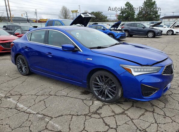 19UDE2F84MA009149 2021 ACURA ILX Blue Առջևի աջ