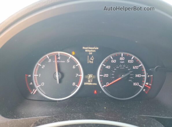 19UDE2F89KA001772 2019 ACURA ILX White Widok zestawu wskaźników