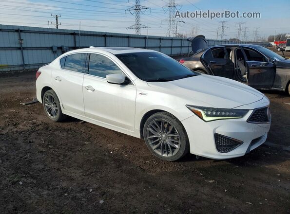 19UDE2F89KA010262 2019 ACURA ILX Белый Передняя правая четверть