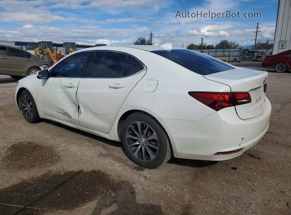 19UUB1F30GA008401 2016 ACURA TLX White Trasero izquierdo