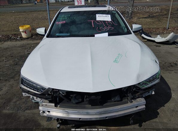 19UUB1F35LA006055 2020 ACURA TLX White Widok zestawu wskaźników