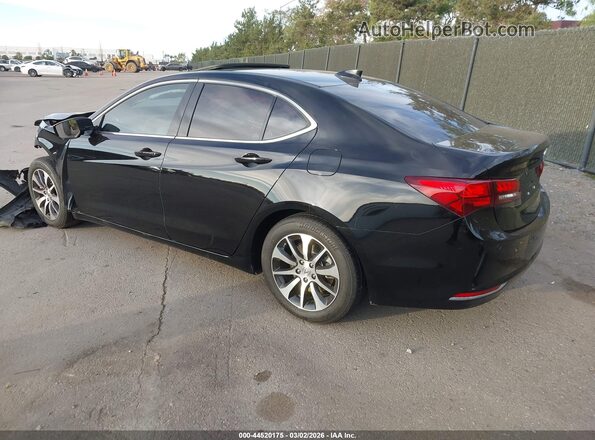19UUB1F38GA005682 2016 ACURA TLX Black Задня ліва чверть