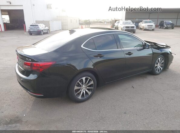 19UUB1F38GA005682 2016 ACURA TLX Black Задня права чверть