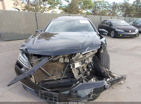 19UUB1F38GA005682 2016 ACURA TLX Black Вид щитка приладів