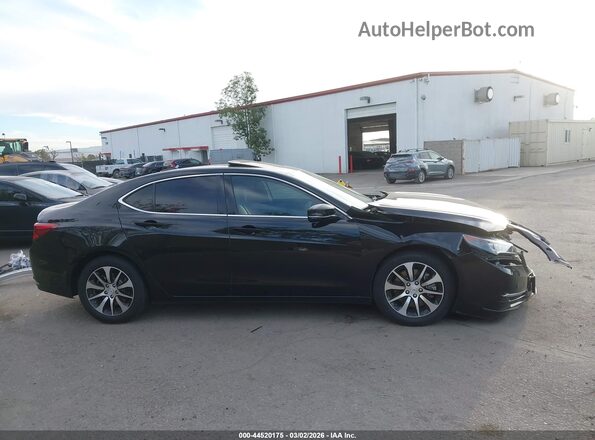 19UUB1F38GA005682 2016 ACURA TLX Black Вид задньої частини салону