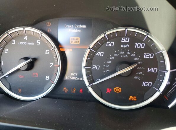 19UUB1F50LA014128 2020 ACURA TLX White Vista del cuadro de instrumentos