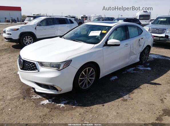 19UUB1F59KA002168 2019 ACURA TLX White Vista tres cuartos delantera izquierda