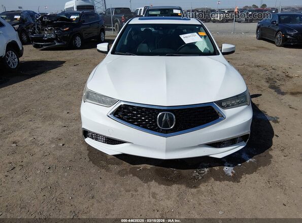 19UUB1F59KA002168 2019 ACURA TLX White Vista interior trasera