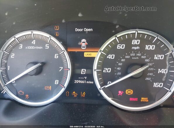19UUB1F5XGA007273 2016 ACURA TLX Black Vista de los asientos traseros