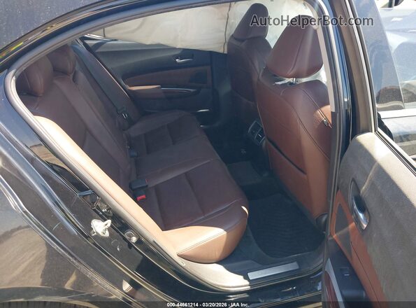 19UUB1F5XGA007273 2016 ACURA TLX Black Vista de la etiqueta del VIN