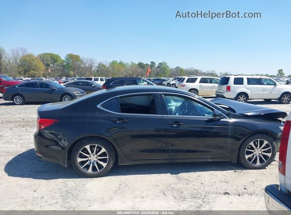 19UUB1F5XGA007273 2016 ACURA TLX Black Vista del cuadro de instrumentos
