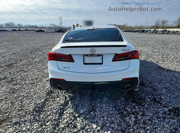 19UUB1F62KA001923 2019 ACURA TLX White Widok z tyłu