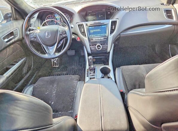 19UUB1F62KA001923 2019 ACURA TLX White Widok deski rozdzielczej