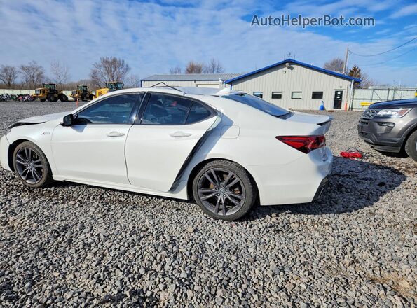 19UUB1F62KA001923 2019 ACURA TLX White Tył lewy