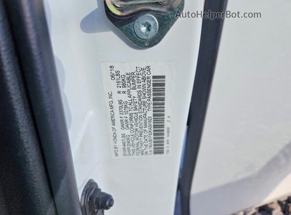 19UUB1F62KA001923 2019 ACURA TLX White Widok komory silnika
