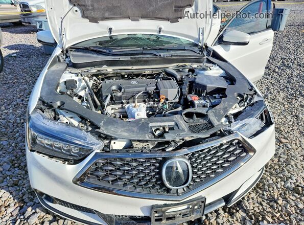 19UUB1F62KA001923 2019 ACURA TLX White Widok wnętrza z tyłu
