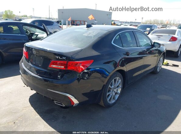 19UUB2F31JA001132 2018 ACURA TLX Black უკანა მარჯვენა