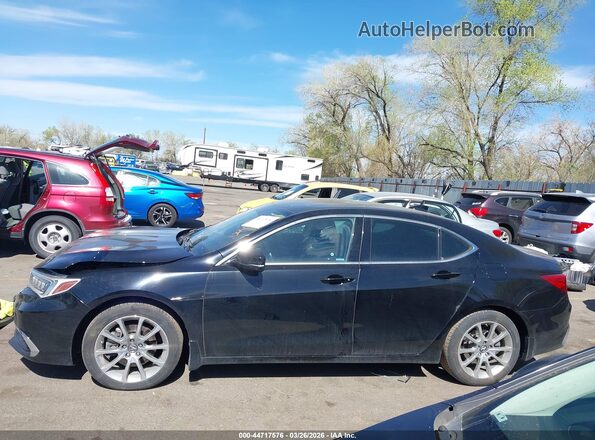 19UUB2F31JA001132 2018 ACURA TLX Black სალონის 360-გრადუსიანი ხედი