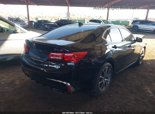 19UUB2F32JA005786 2018 ACURA TLX Черный Задняя правая четверть