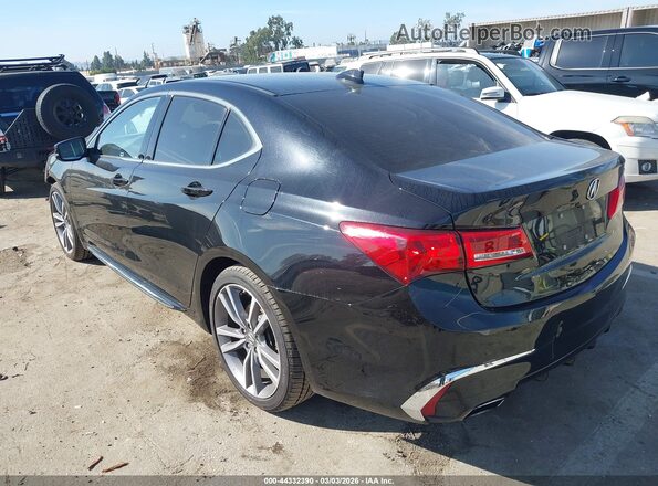 19UUB2F46LA003924 2020 ACURA TLX Black Rear left