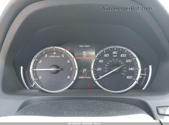 19UUB2F51HA002454 2017 ACURA TLX Gray უკანა სავარძლების ხედი