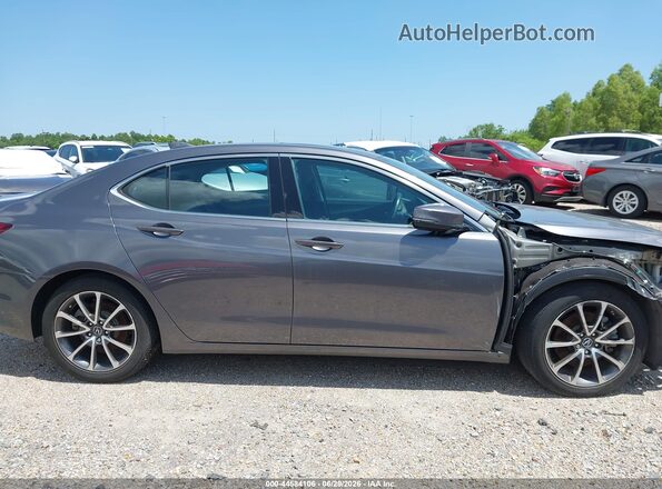 19UUB2F51HA002454 2017 ACURA TLX Gray უკანა სალონის ხედი