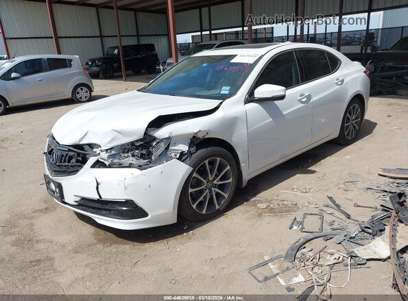19UUB2F55GA007395 2016 ACURA TLX Белый Передняя левая четверть