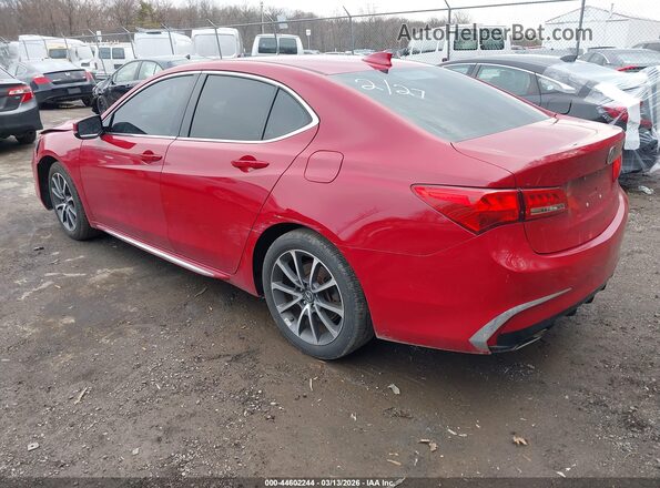 19UUB2F55JA012121 2018 ACURA TLX Red უკანა მარცხენა