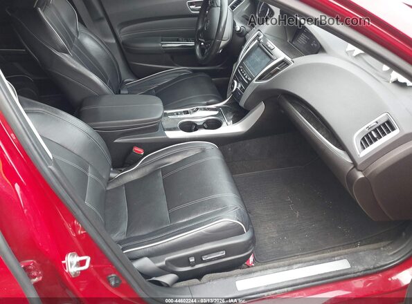 19UUB2F55JA012121 2018 ACURA TLX Red წინა სალონის ხედი