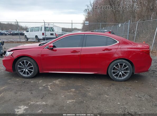 19UUB2F55JA012121 2018 ACURA TLX Red სალონის 360-გრადუსიანი ხედი