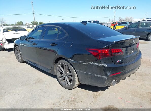 19UUB2F69LA004793 2020 ACURA TLX Black Հետևի ձախ