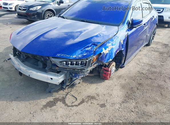 19UUB3F65JA006446 2018 ACURA TLX Blue Vista frontal