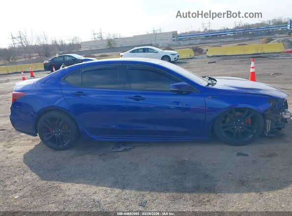 19UUB3F65JA006446 2018 ACURA TLX Blue Vista interior trasera